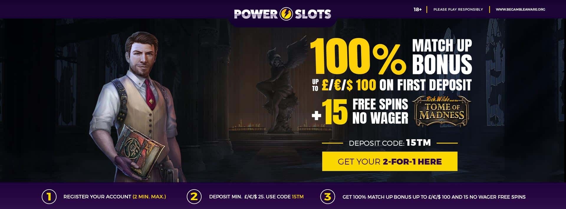 Promotion Promotion 100% + 15FS